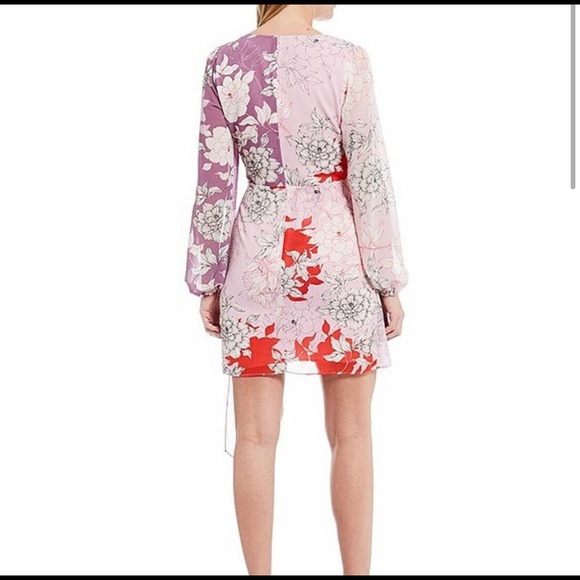 BELLE BADGLEY MISCHKA Renee Combo Printed Floral Cocktail Dress. NWT! - Picture 5 of 8